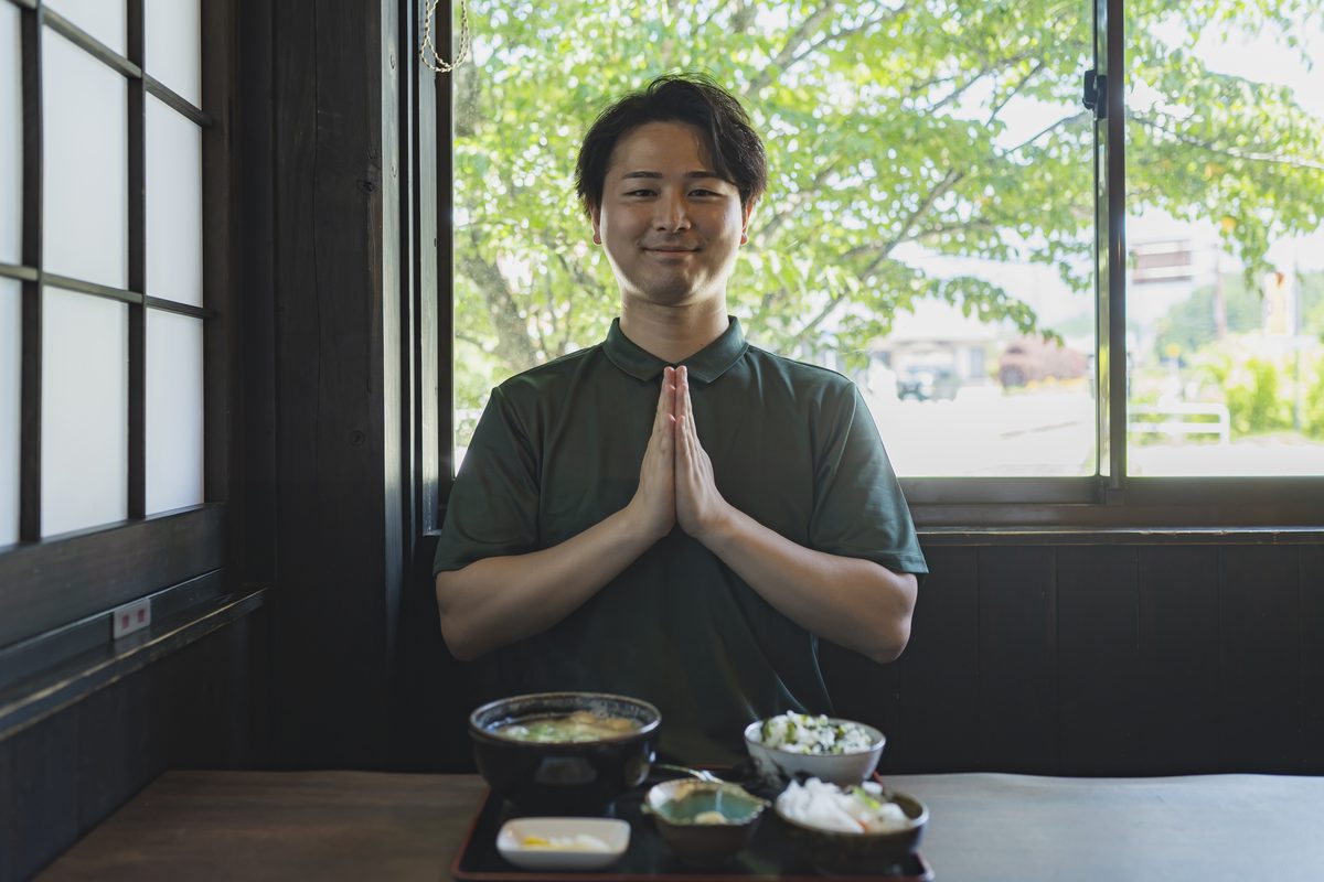 高菜めしをいただく